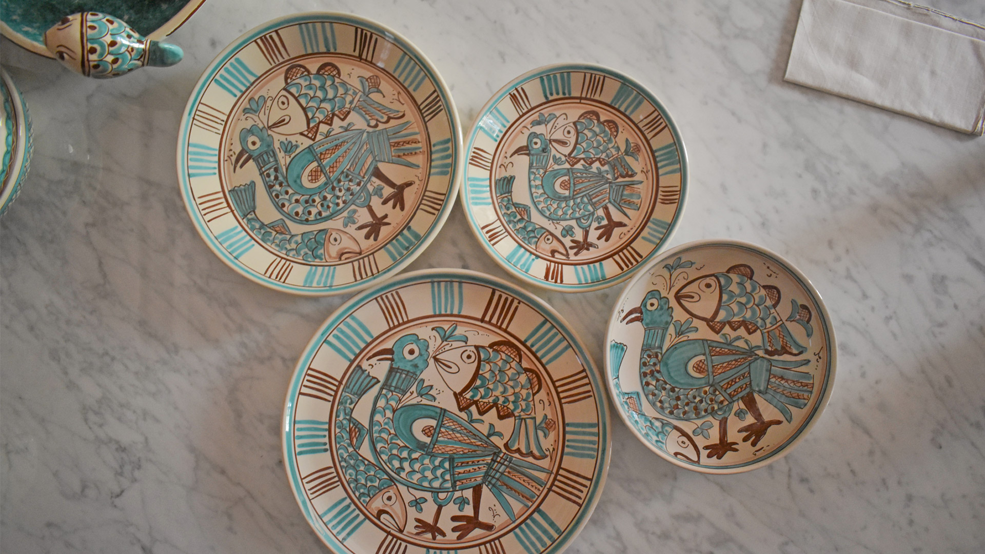 Collezione Lu mari - Piatti in ceramica Ionio